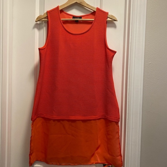 Nwot Alfani coral sleeveless top, size MP - Picture 1 of 4
